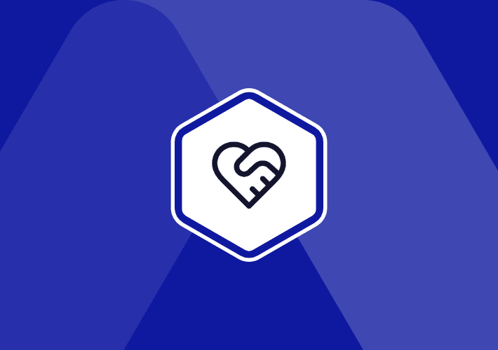 An icon representing partnership and collaboration, symbolising support available for pension providers, schemes, integrated service providers and third-party administrators connecting to the pensions dashboards ecosystem. Access answers, technical guidance and connection support.